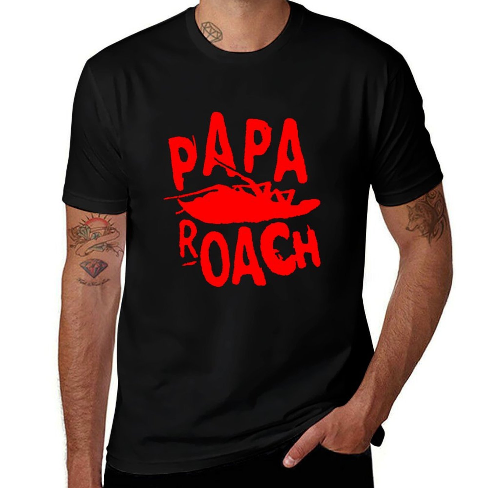 Men'S Fashion Genres - T-shirt à manches courtes avec logo