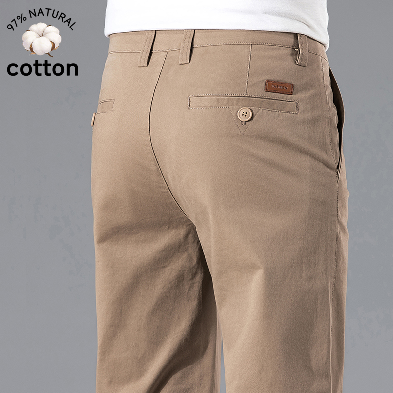 Chino Pants Men - Pantalon Chino Homme Printemps-Été en Coton
