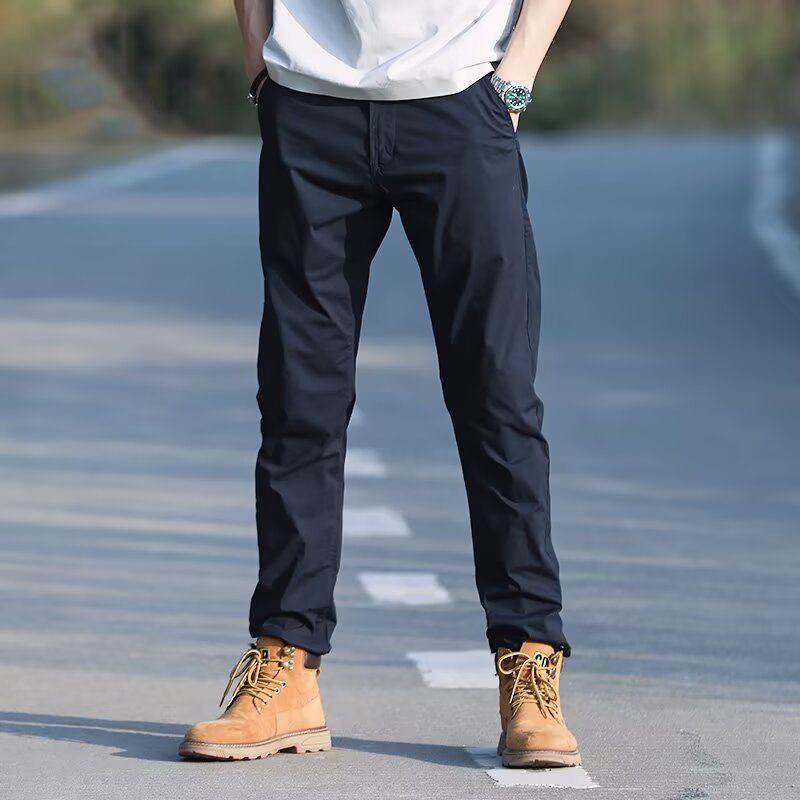 Men'S Fashion Bag - Pantalon décontracté droit multi-poches pour homme,