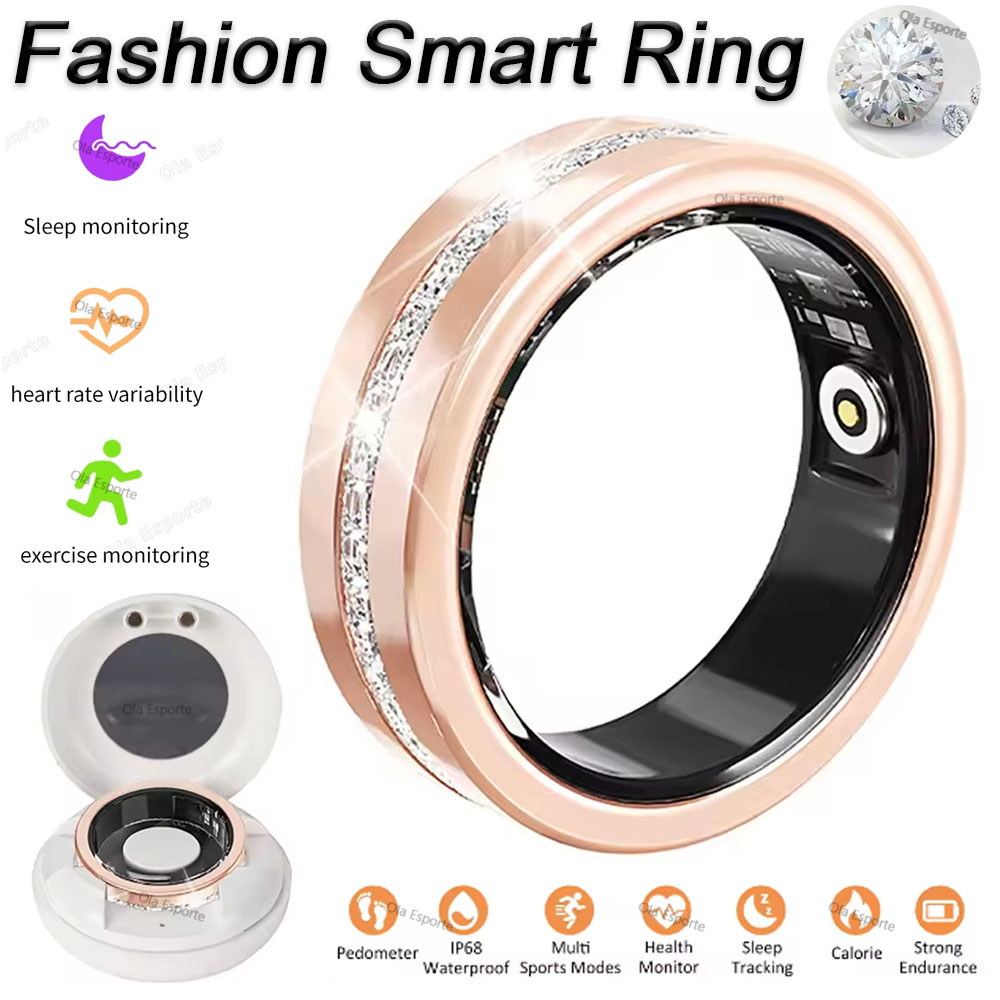 Men'S Fashion Rings - 2025 nouvelle bague intelligente dame fréquence