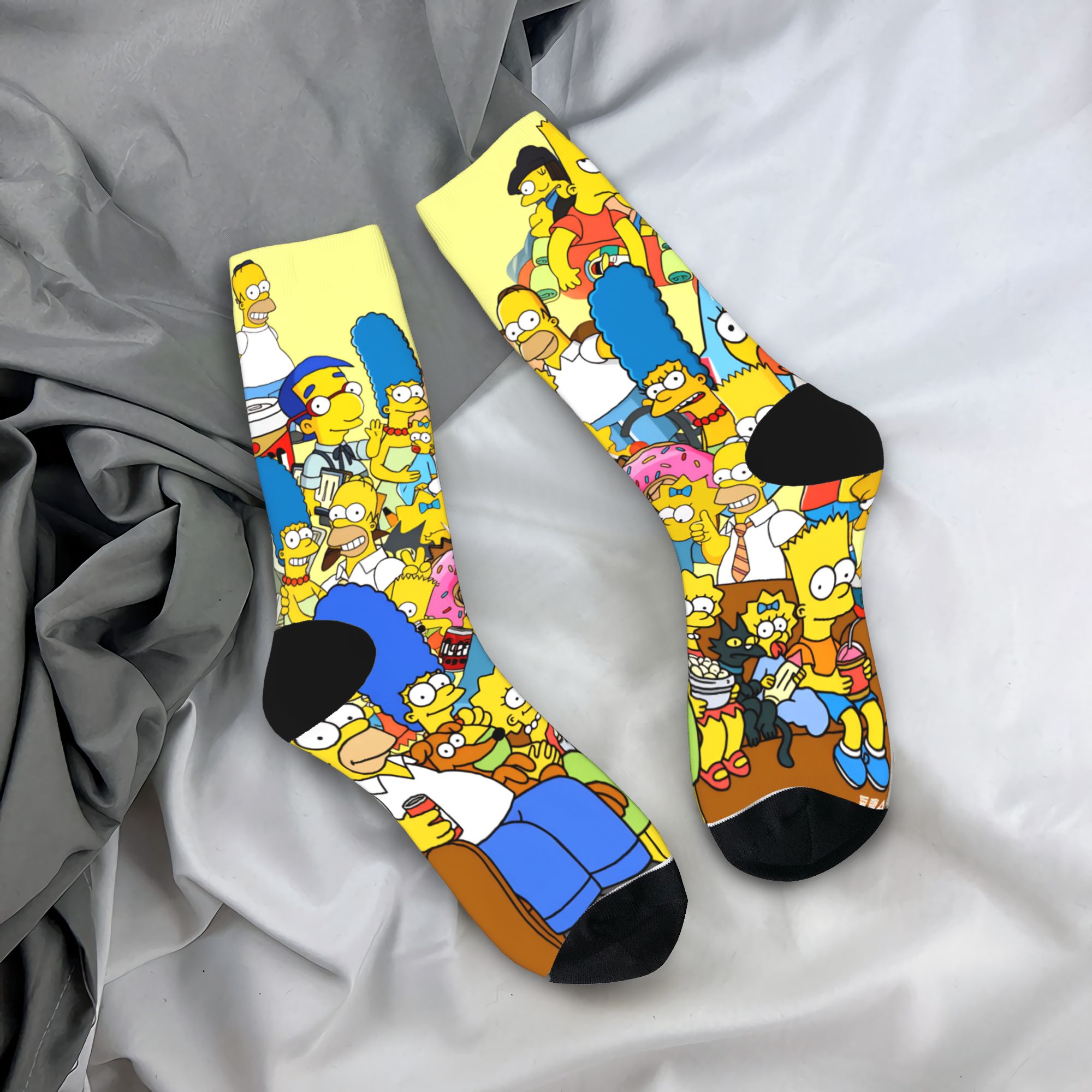 Men'S Fashion Youtube - Chaussettes avec affiche de collage de