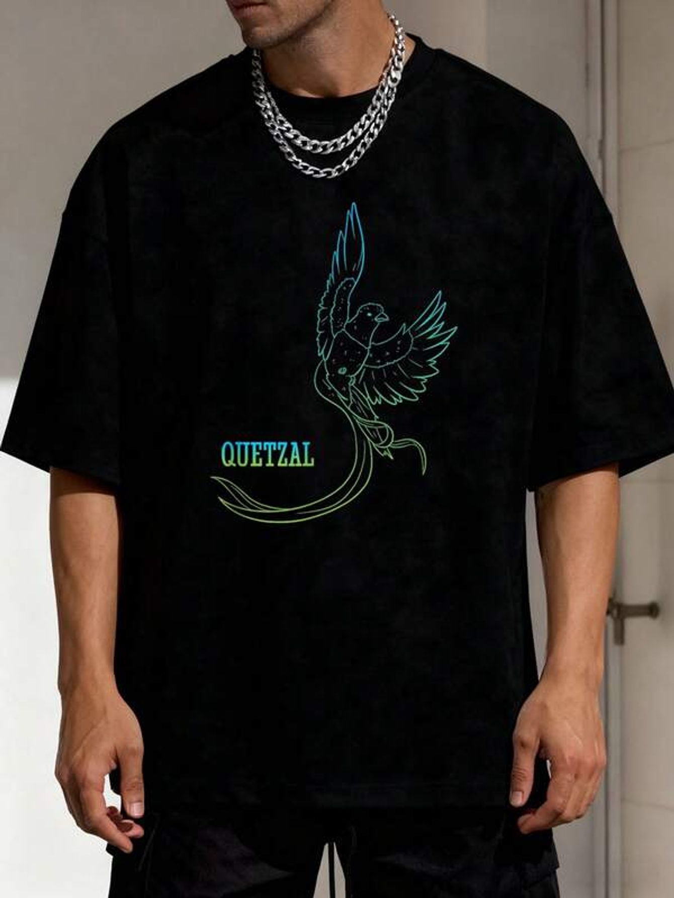 Men'S Fashion Guatemala - T-shirt pour homme avec motif Quetzal