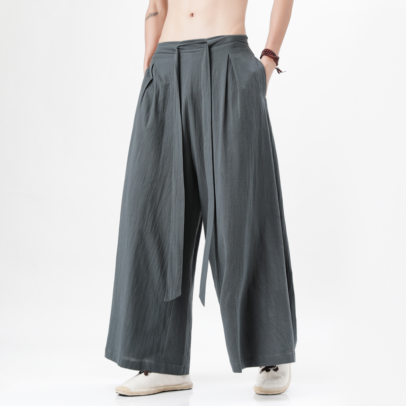 Chino Pants Men - Pantalon Harajuku en lin et coton