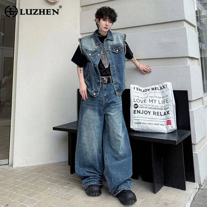 Men Fashion Jeans - LUZHEN 2026 – Nouveauté Été –