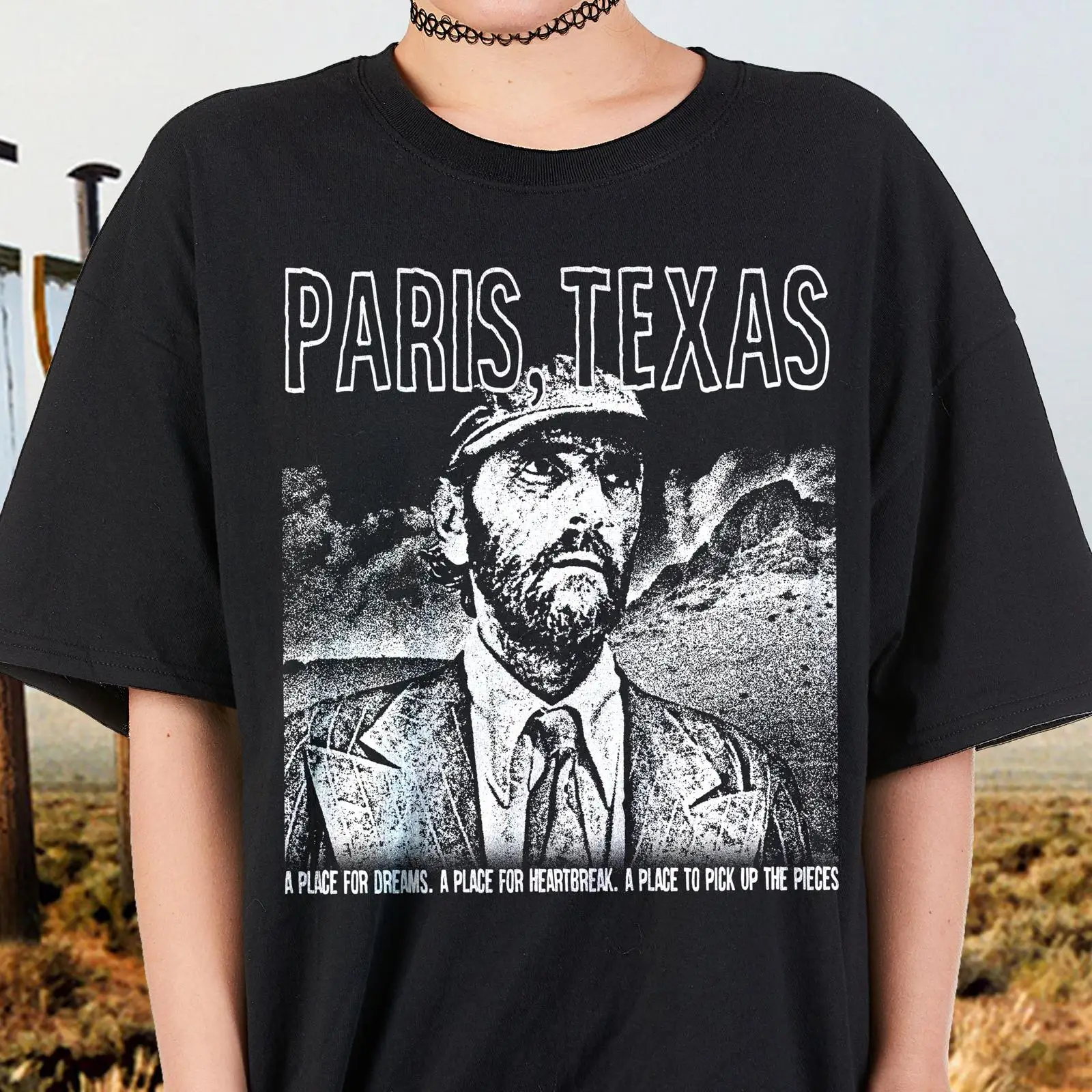 Men'S Fashion Genres - T-shirt Paris Texas Wim Wenders, film,