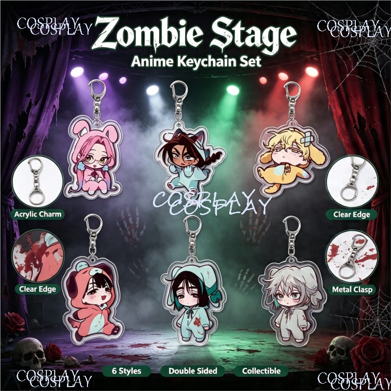 Men'S Fashion Bag - Porte-clés de mode Zombie Stage SUA