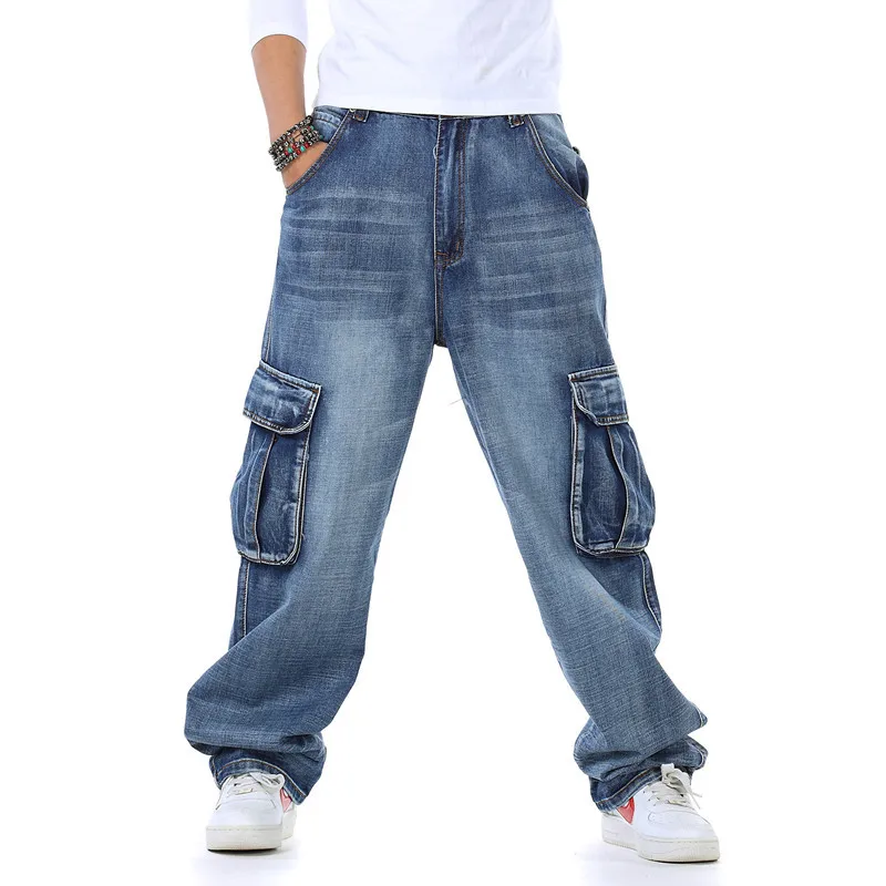 Men'S Fashion For Fat Guys - Jean Baggy pour hommes printemps et