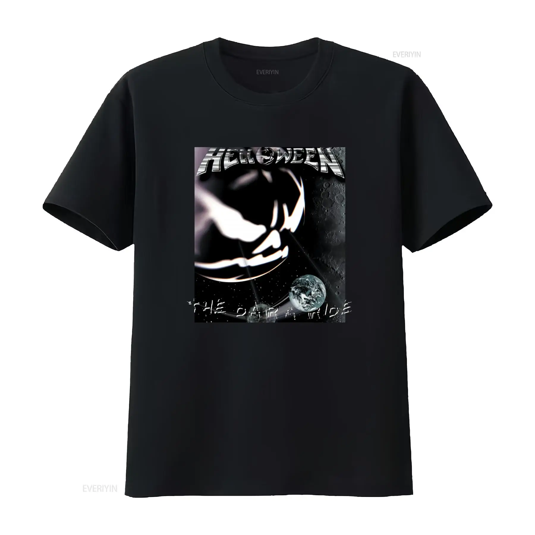 Men'S Fashion Year 2000 - T-shirt vintage Helloween Album The Dark