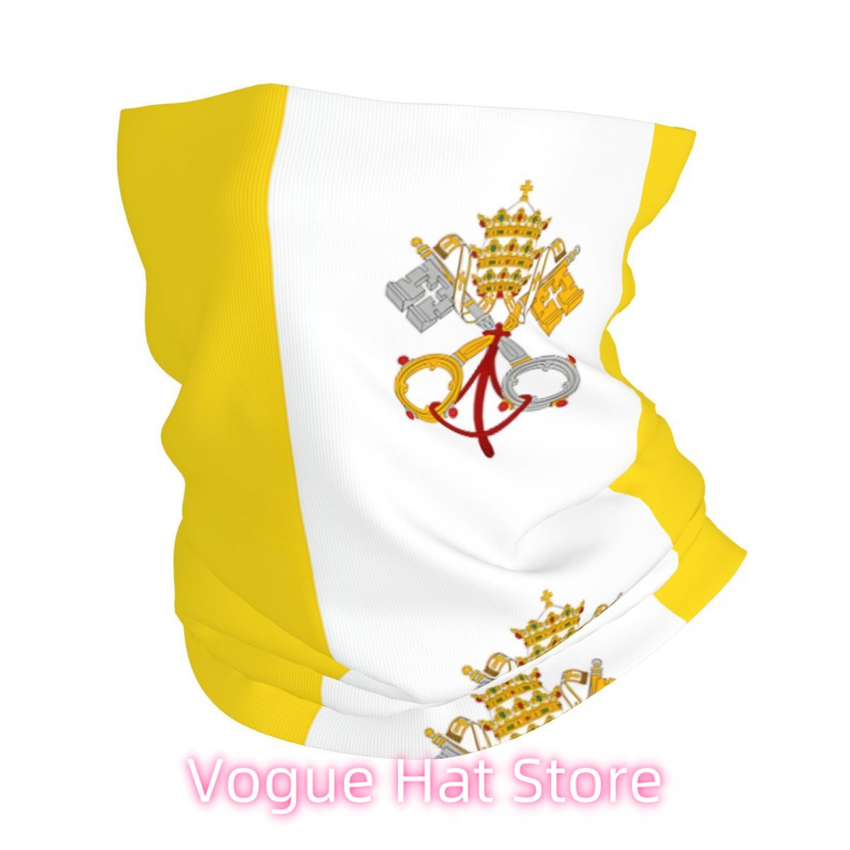 Men'S Fashion Rings - Drapeau du Vatican bandeau cou cyclisme