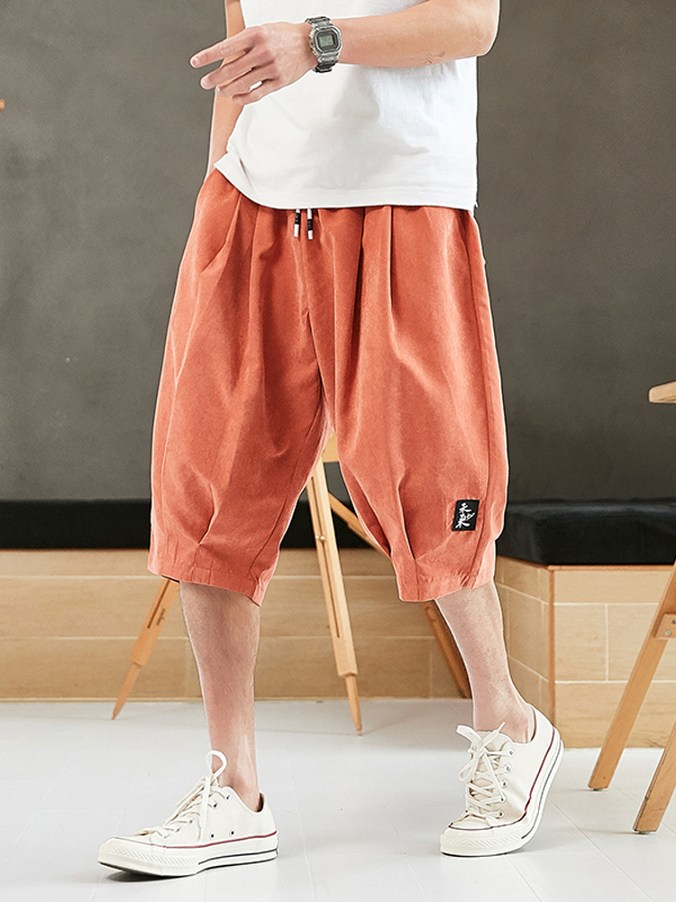 Chino Pants Men - Grande taille été sarouel hommes courts