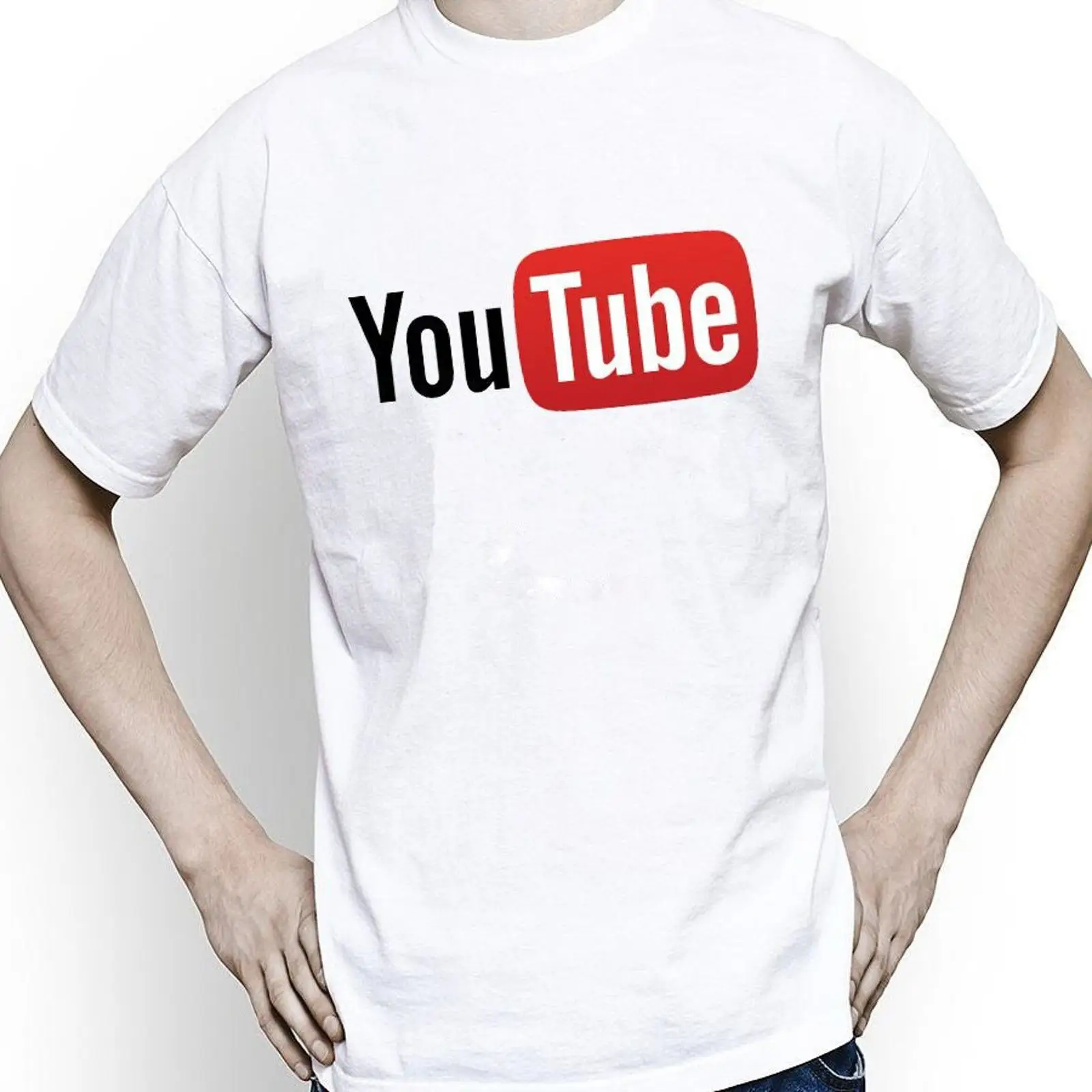 Men'S Fashion Youtube - T-shirt vintage YOUTUBE Channel Videos, délavé,