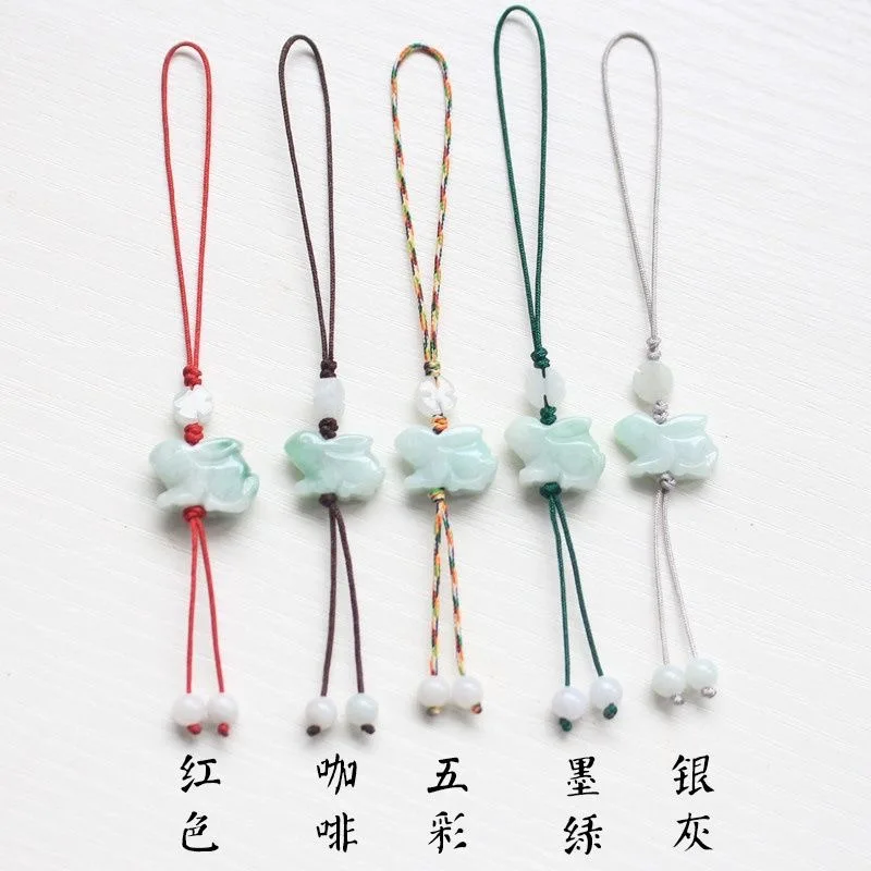 Men'S Fashion Rings - Personnalisation naturel émeraude lapin chinois bricolage