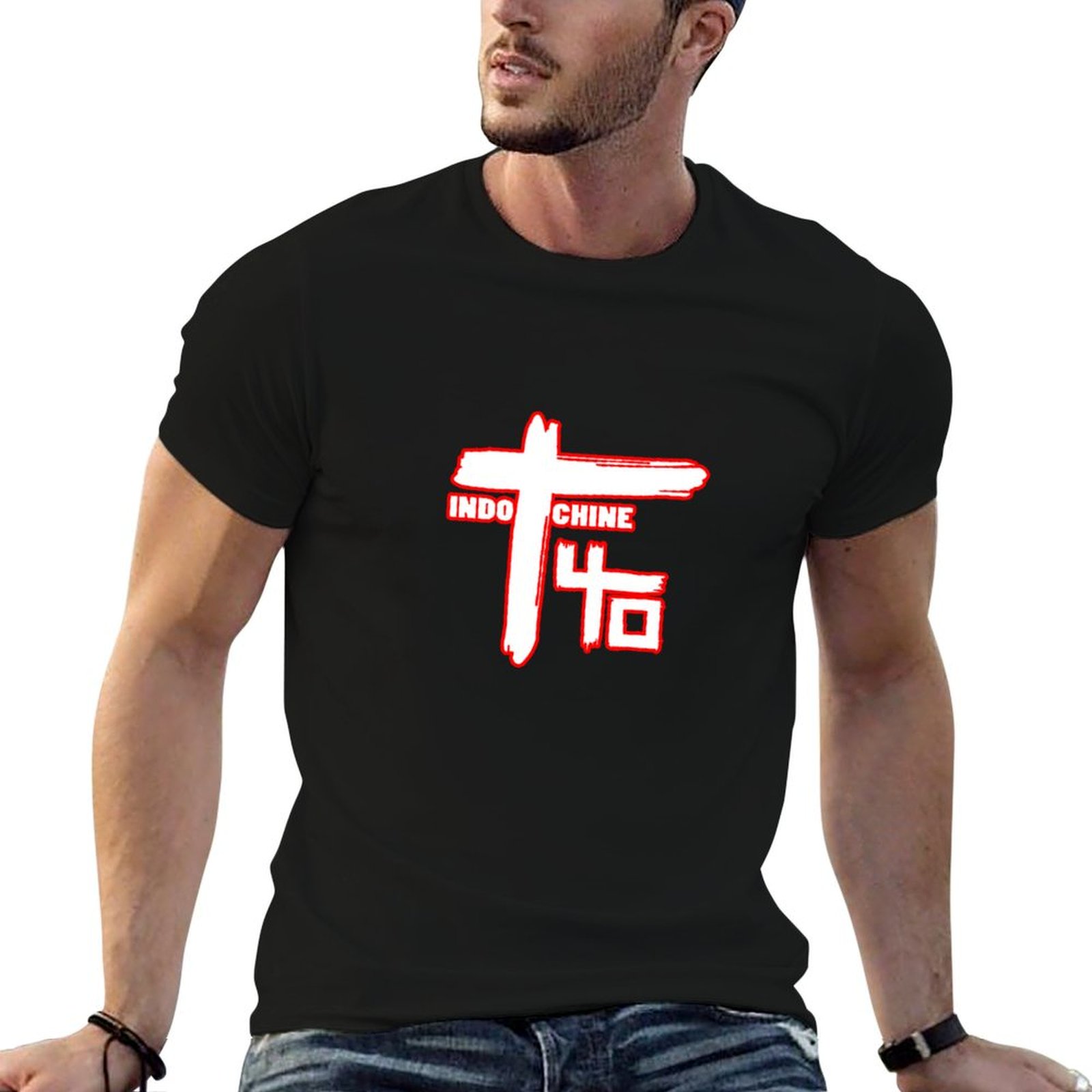 Men'S Fashion Genres - T-shirt imprimé avec motif de la