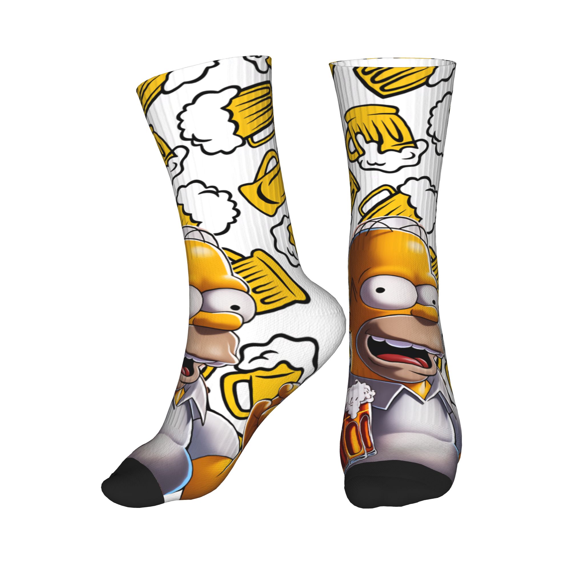 Men'S Fashion Youtube - Chaussettes drôles S-Simpsons avec mug de