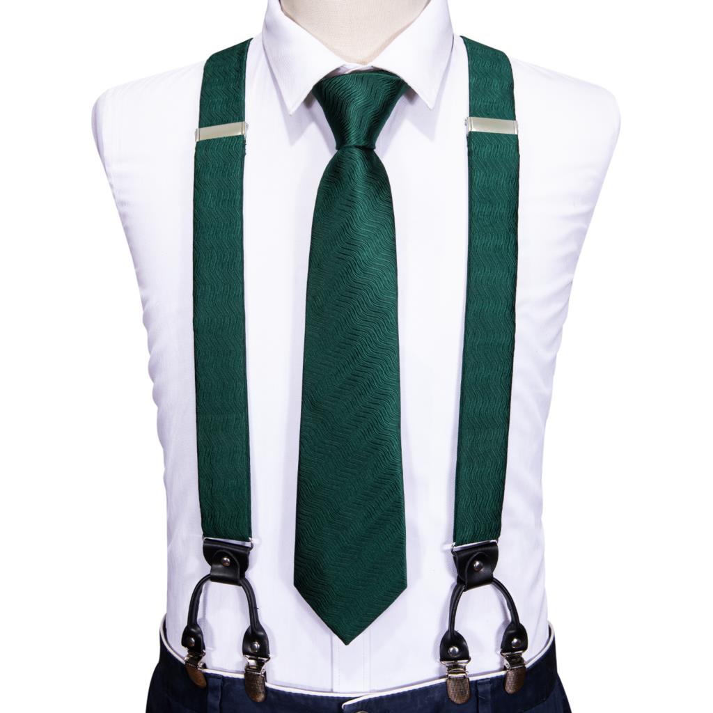 Suspenders Clip Men - Barry.Wang Ensemble Cravate, Bretelles et Boutons