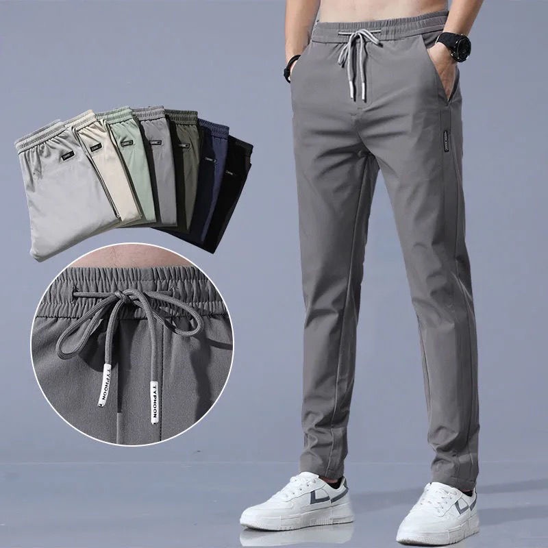 Chino Pants Men - Pantalon chino en coton élastique pour