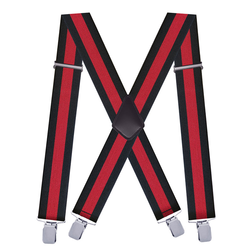 Bretelles pour hommes à rayure - Suspenders Clip Men avis et prix