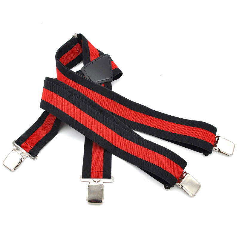 Bretelles pour hommes à rayure - Suspenders Clip Men avis et prix