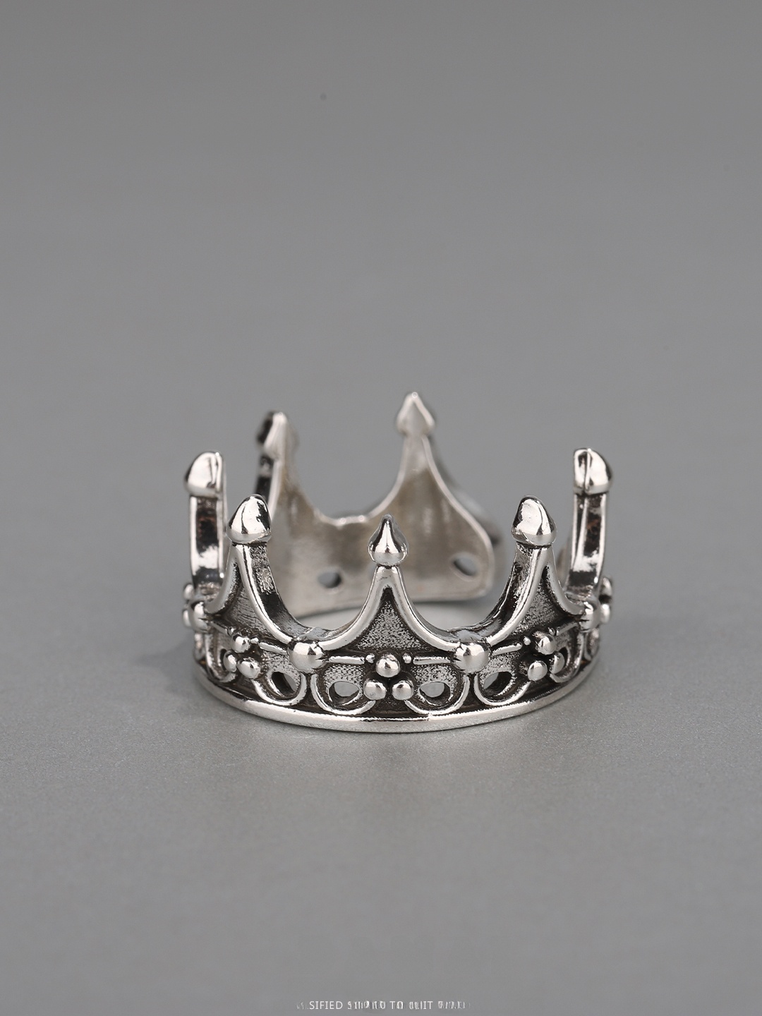 Bague Couronne Gothique Ajusta - Men'S Fashion Rings avis et prix