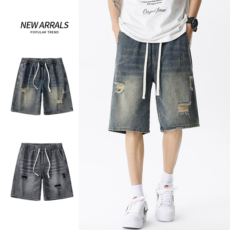 Été mince Denim Shorts hommes  - Men Fashion Jeans avis et prix