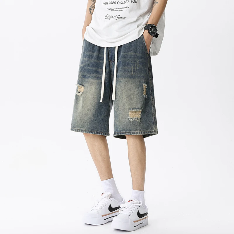 Été mince Denim Shorts hommes  - Men Fashion Jeans avis et prix