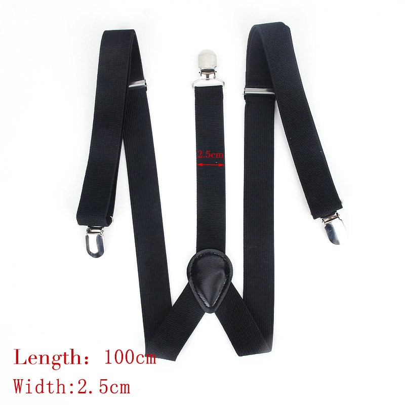Bretelles élastiques en cuir p - Suspenders Clip Men avis et prix