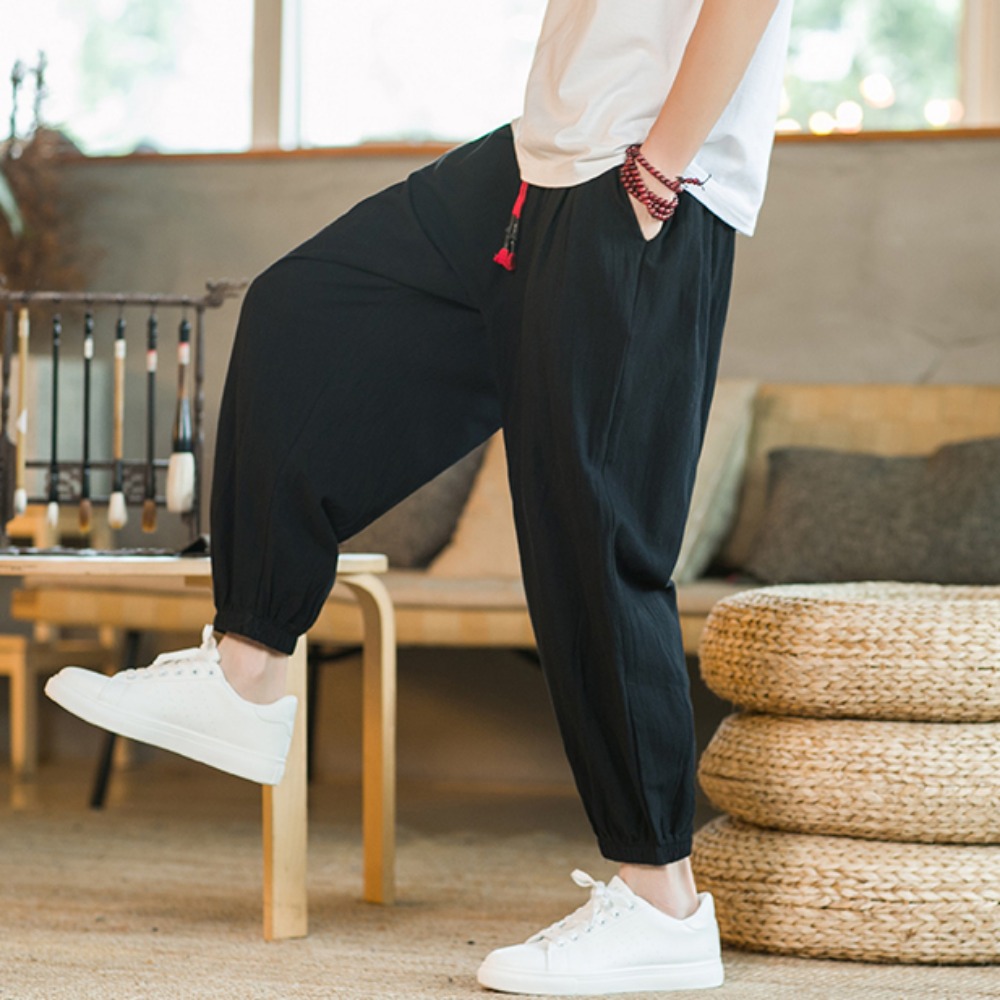 Pantalon sarouel en coton et l - Chino Pants Men avis et prix