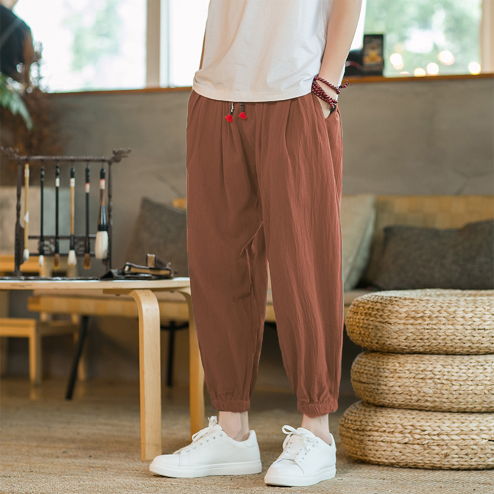 Pantalon sarouel en coton et l - Chino Pants Men avis et prix