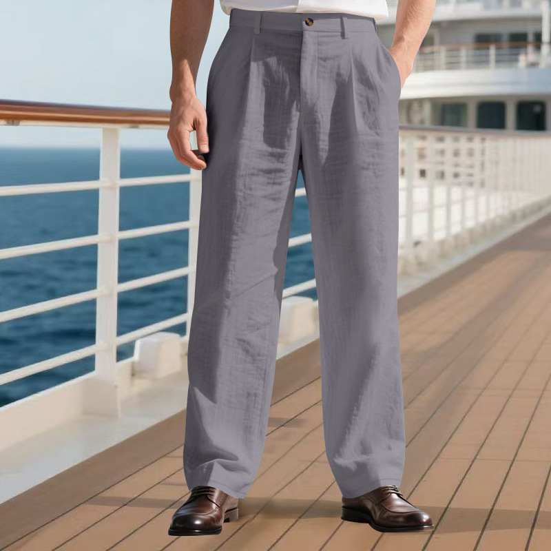 Pantalon de costume plissé tai - Chino Pants Men avis et prix