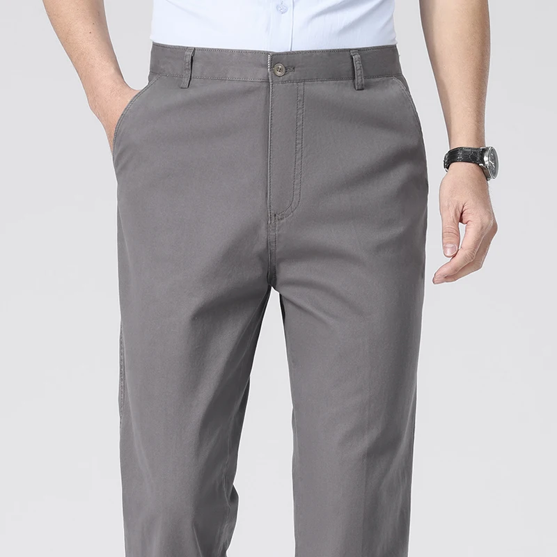 Pantalon chino droit en coton  - Chino Pants Men avis et prix