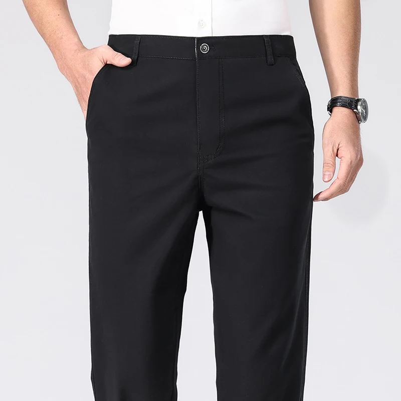 Pantalon chino droit en coton  - Chino Pants Men avis et prix
