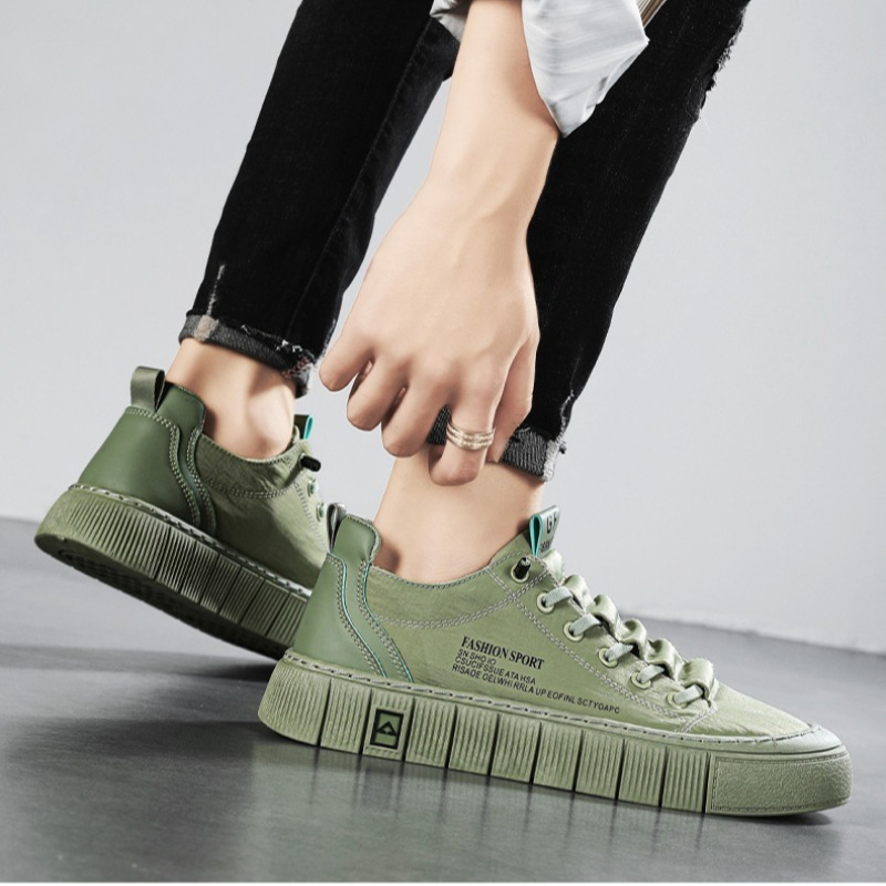 Baskets basses en toile à seme - Casual Sneakers Men avis et prix