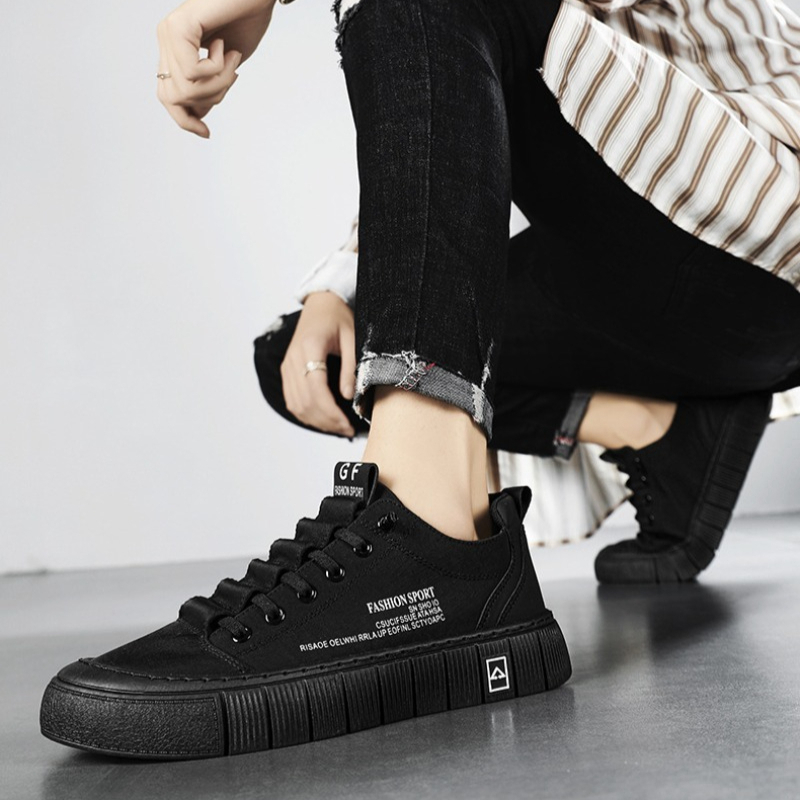 Baskets basses en toile à seme - Casual Sneakers Men avis et prix