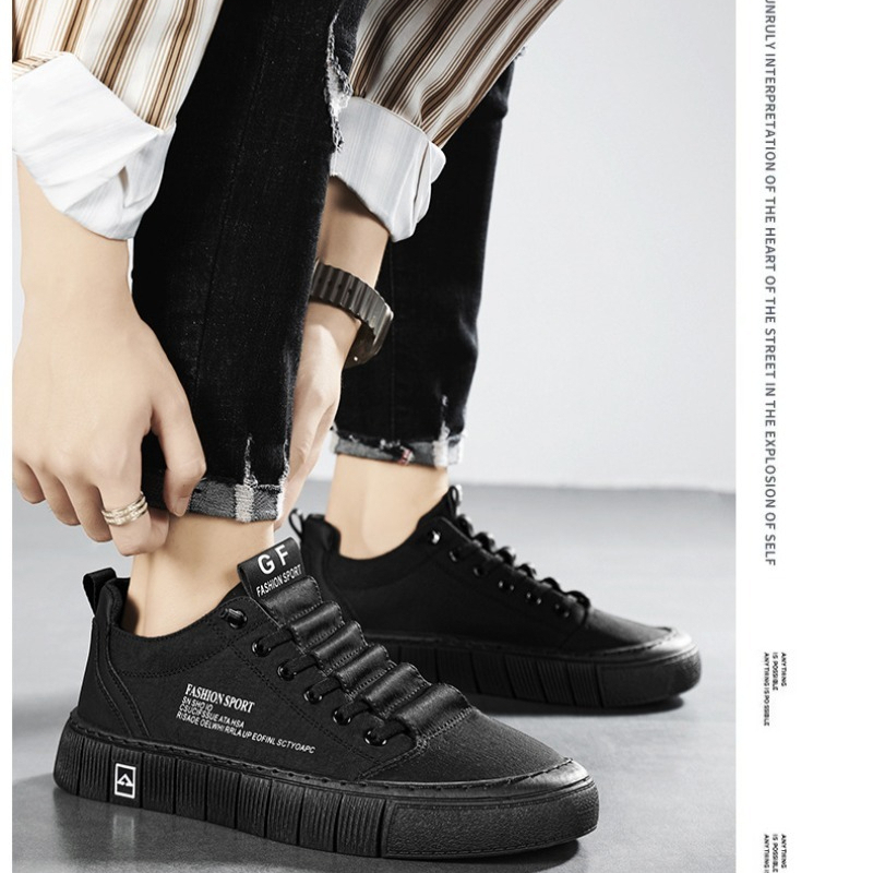 Baskets basses en toile à seme - Casual Sneakers Men avis et prix