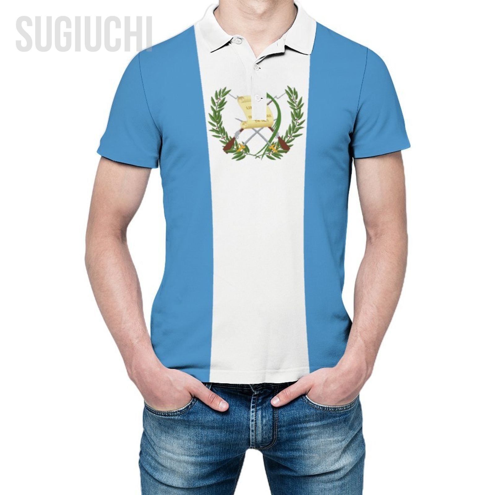 Polo unisexe avec drapeau du G - Men'S Fashion Guatemala avis et prix