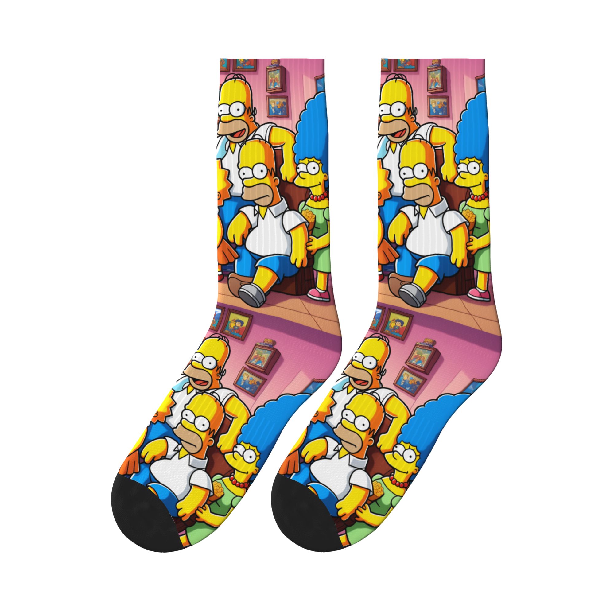 Chaussettes amusantes S-Simpso - Men'S Fashion Youtube avis et prix