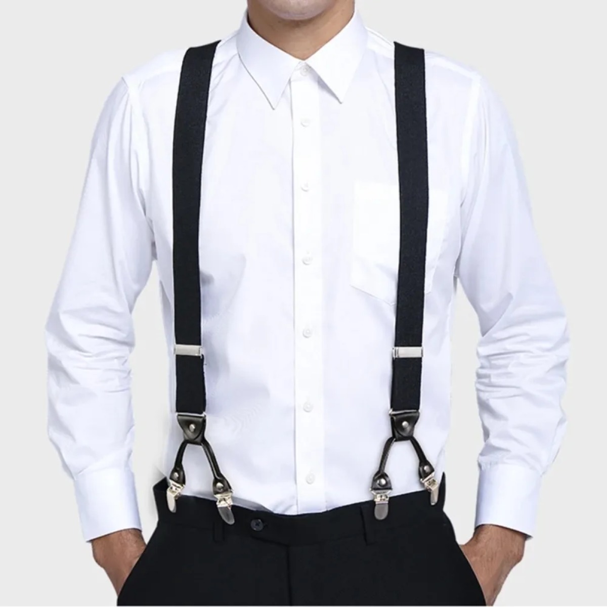 Bretelles de mode pour hommes, - Suspenders Clip Men avis et prix