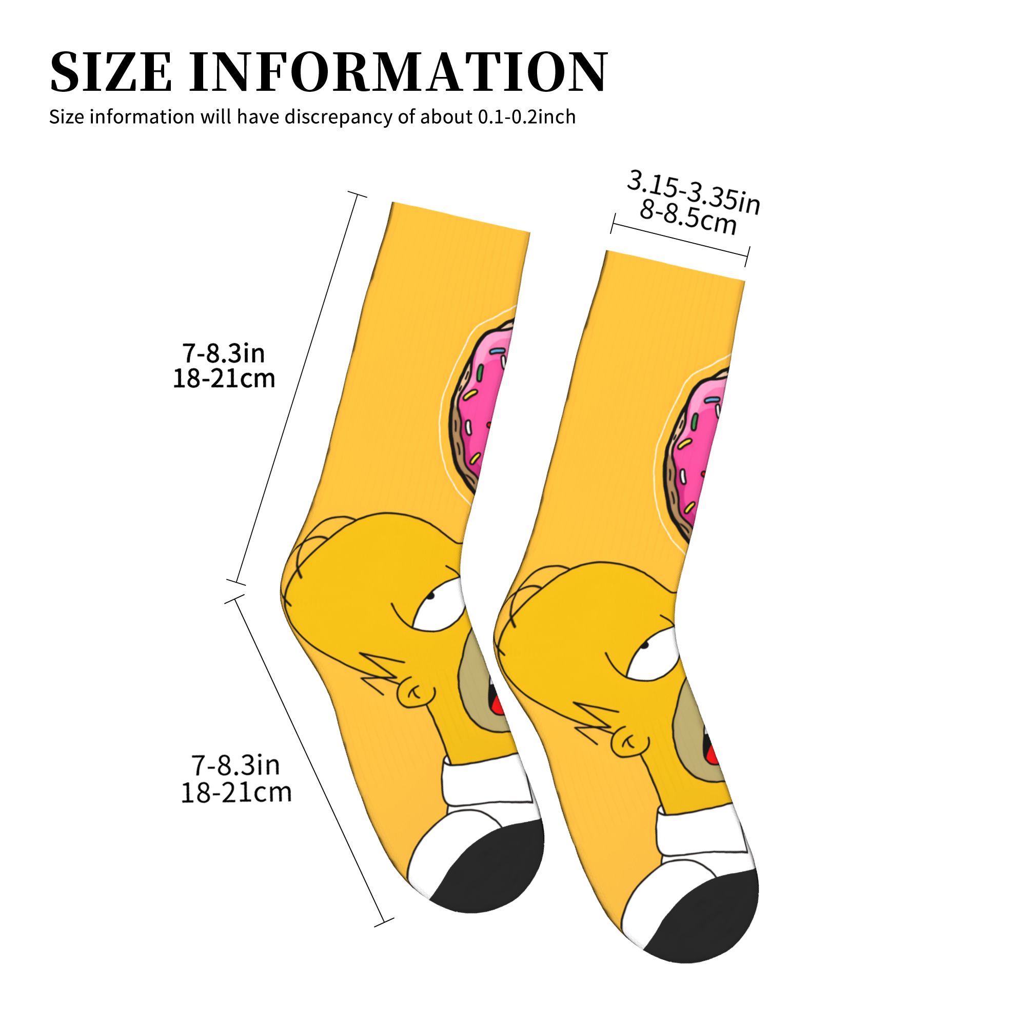Chaussettes amusantes S-Simpso - Men'S Fashion Youtube avis et prix