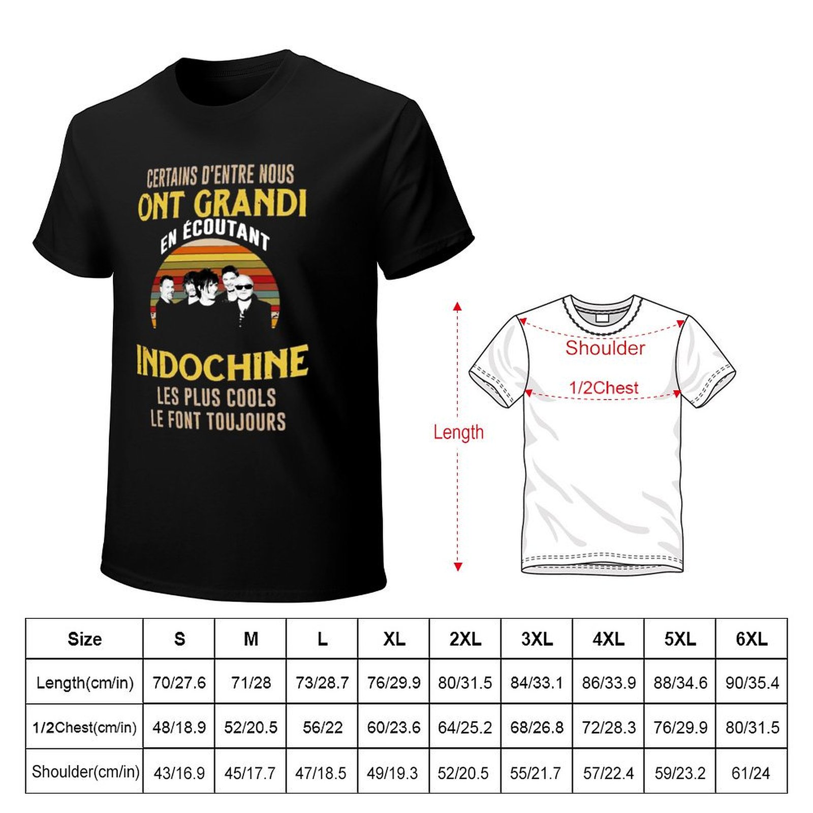 T-shirt avec logo du groupe In - Men'S Fashion Genres avis et prix