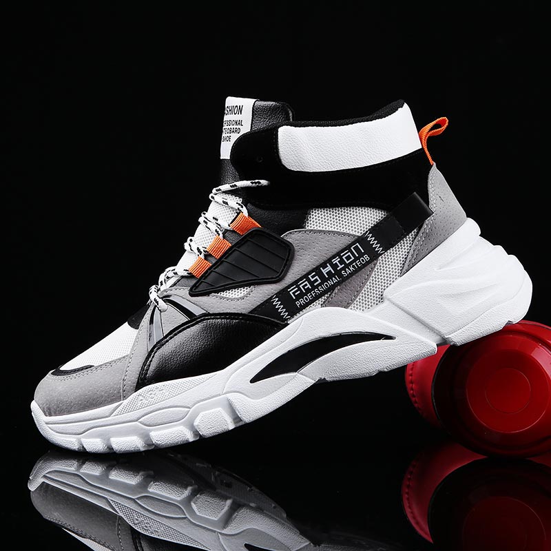 Hightop Chaussures de sport d' - Men'S Fashion For Fat Guys avis et prix
