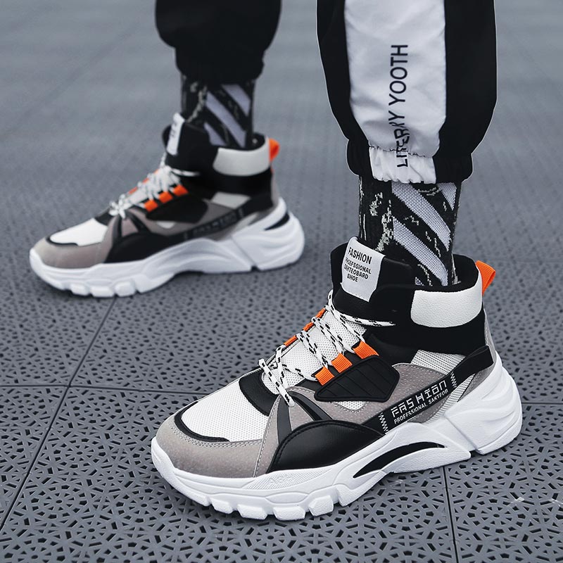 Hightop Chaussures de sport d' - Men'S Fashion For Fat Guys avis et prix