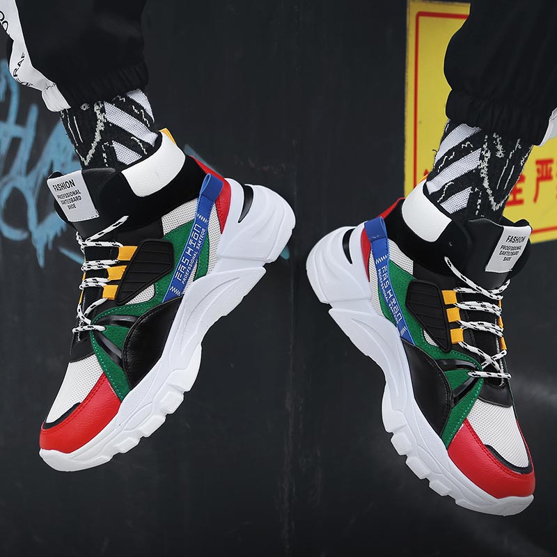 Hightop Chaussures de sport d' - Men'S Fashion For Fat Guys avis et prix