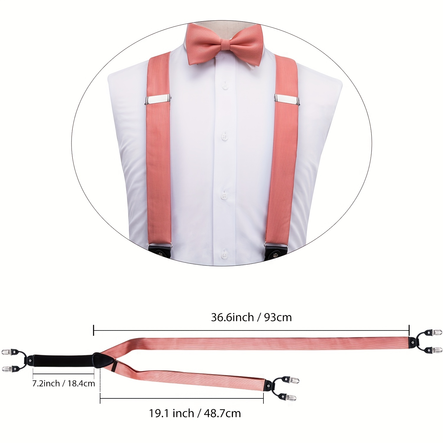 Hi-aught-Ensemble de boutons d - Suspenders Clip Men avis et prix