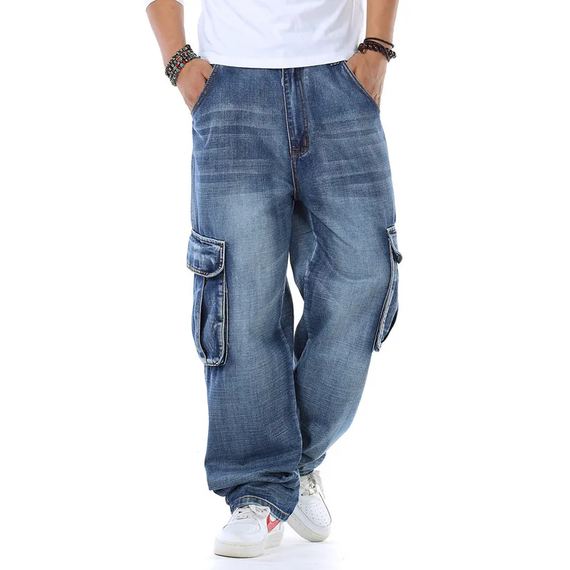 Jean Baggy pour hommes printem - Men'S Fashion For Fat Guys avis et prix