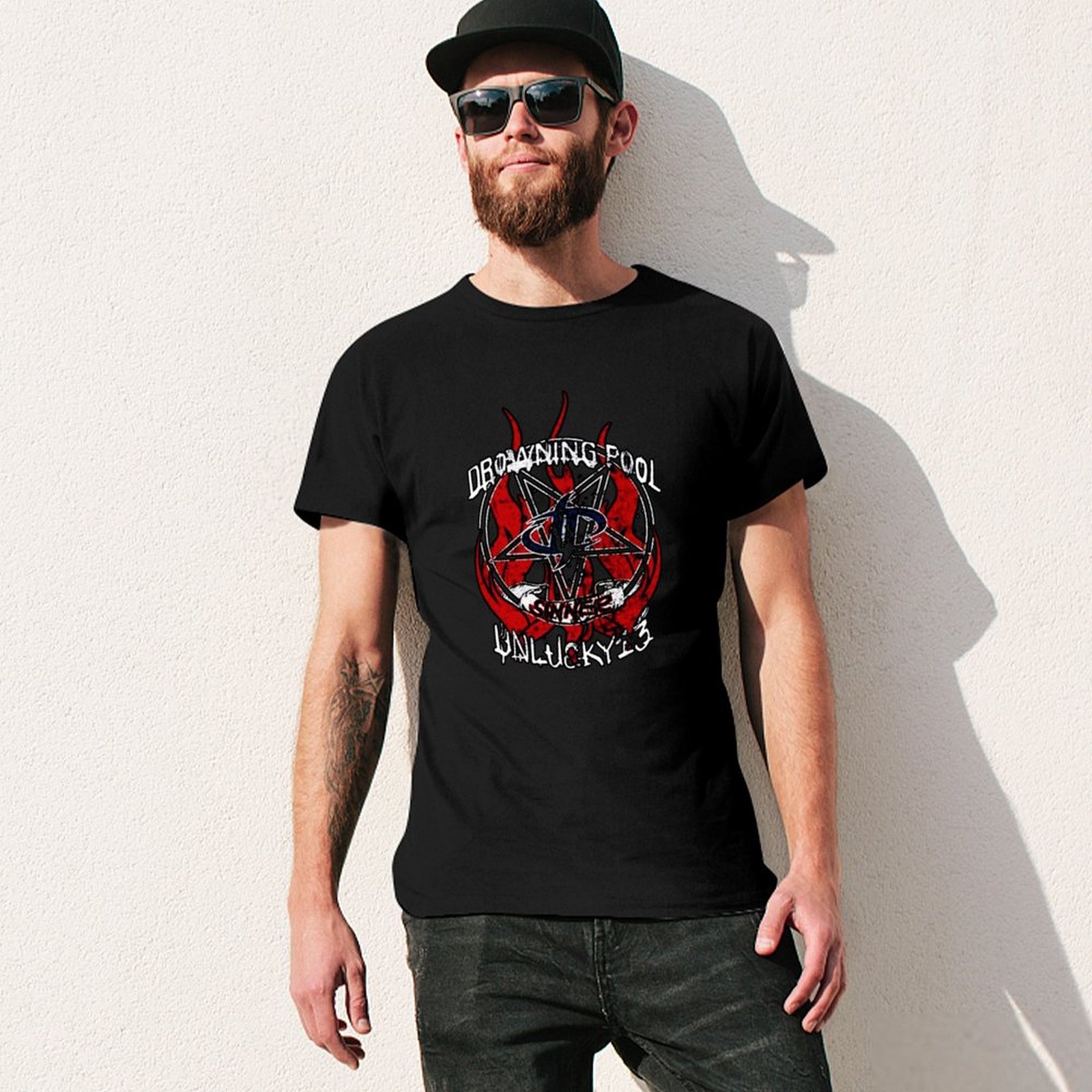 T-Shirt avec logo du groupe de - Men'S Fashion Genres avis et prix
