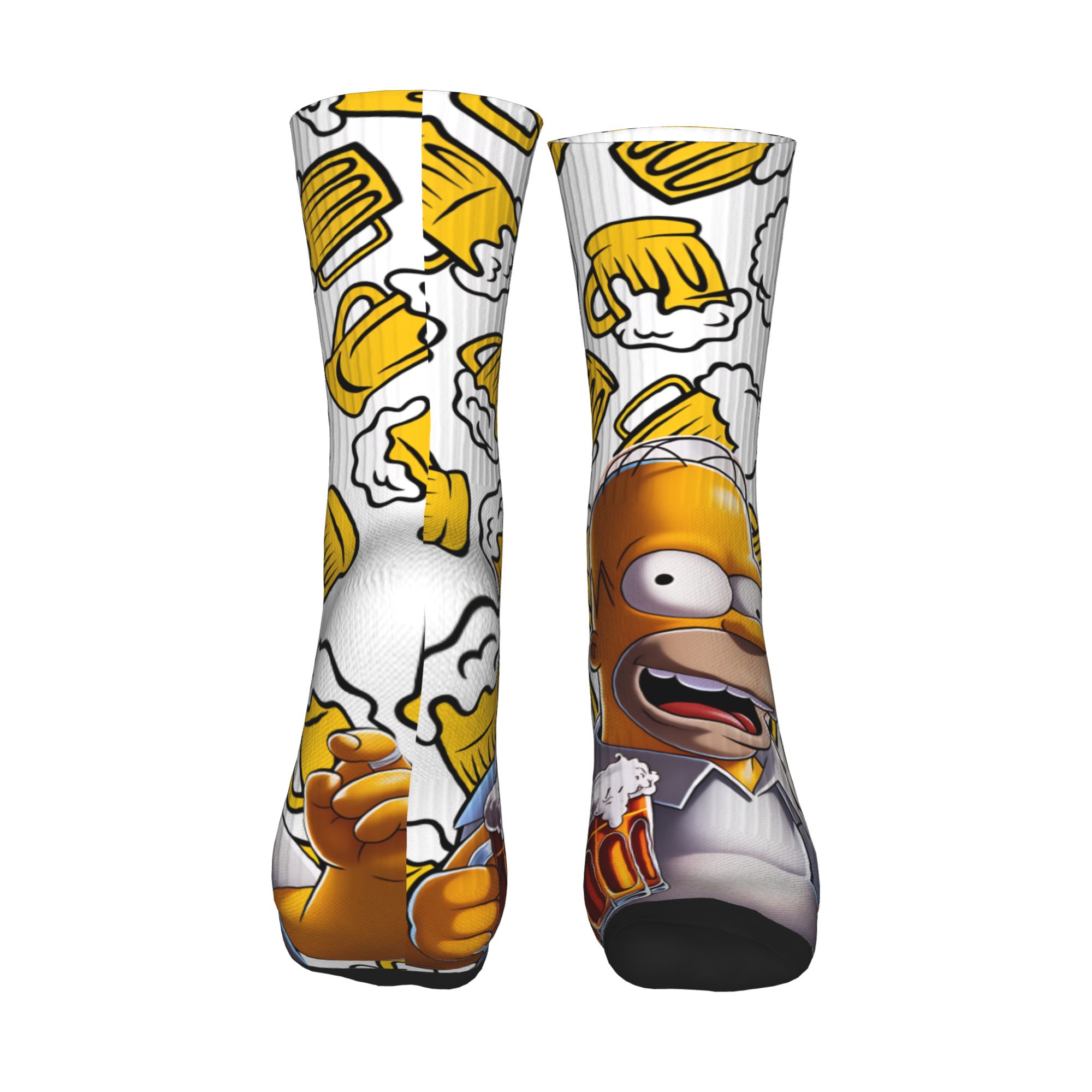 Chaussettes drôles S-Simpsons  - Men'S Fashion Youtube avis et prix