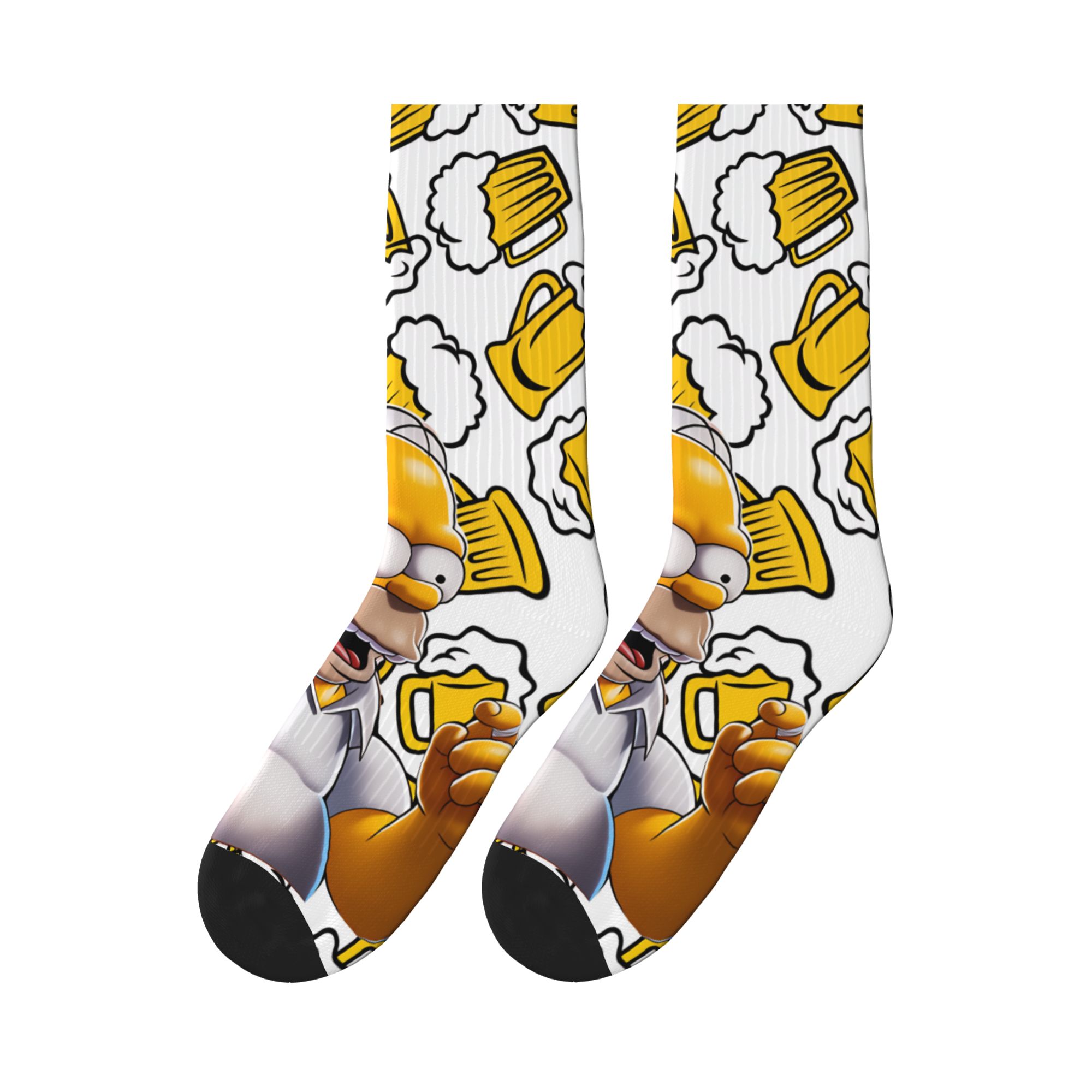 Chaussettes drôles S-Simpsons  - Men'S Fashion Youtube avis et prix