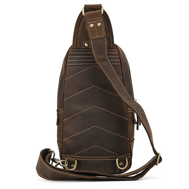 Sac à bandoulière en cuir véri - Men'S Fashion Bag avis et prix