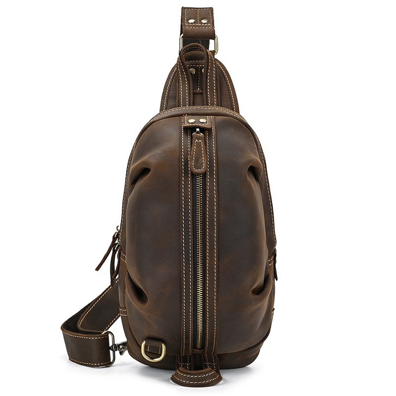 Sac à bandoulière en cuir véri - Men'S Fashion Bag avis et prix