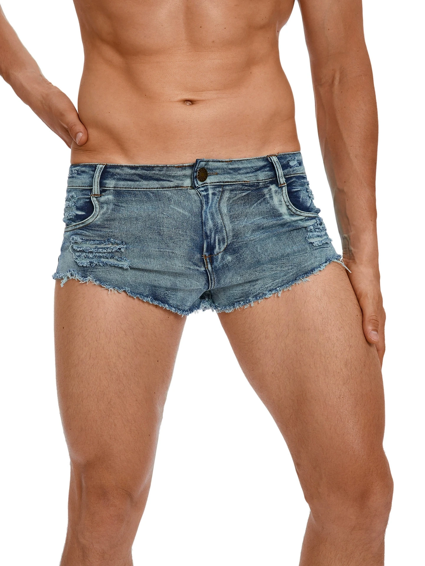 Shorts en jean taille basse po - Men Fashion Jeans avis et prix